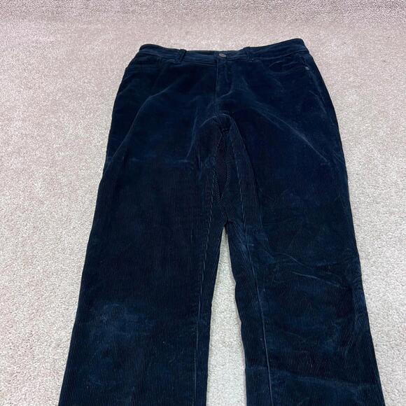 DL1961 Corduroy Pants Farrow High Rise Skinny Blue Size 28 Pockets - Picture 9 of 14